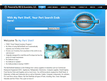 Tablet Screenshot of mypartshelf.com